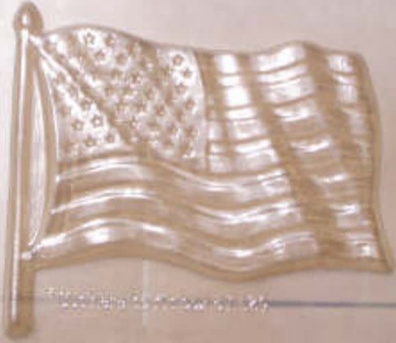 American Flag Chocolate Mold (7")