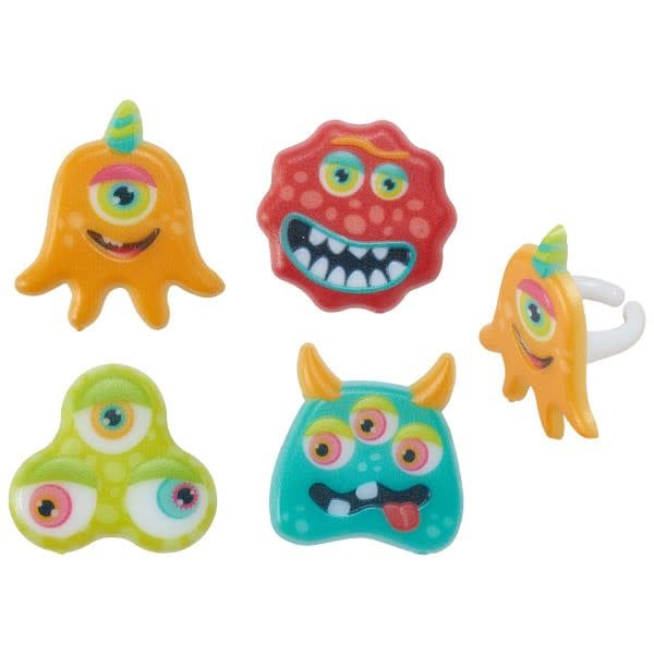 Eyeball Monster Cupcake Rings (12ct)
