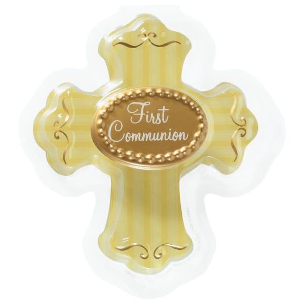 First Communion Cross Cake Topper