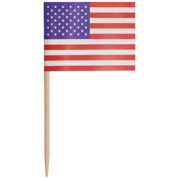 American Flag Picks (12/pkg)