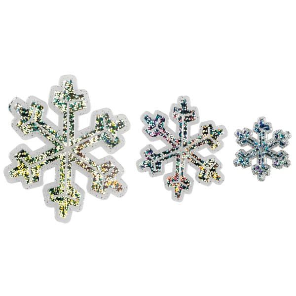 Holographic Snowflake Assortment (3/pkg)