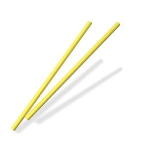 Yellow Sucker Sticks (4&quot;) - 25ct
