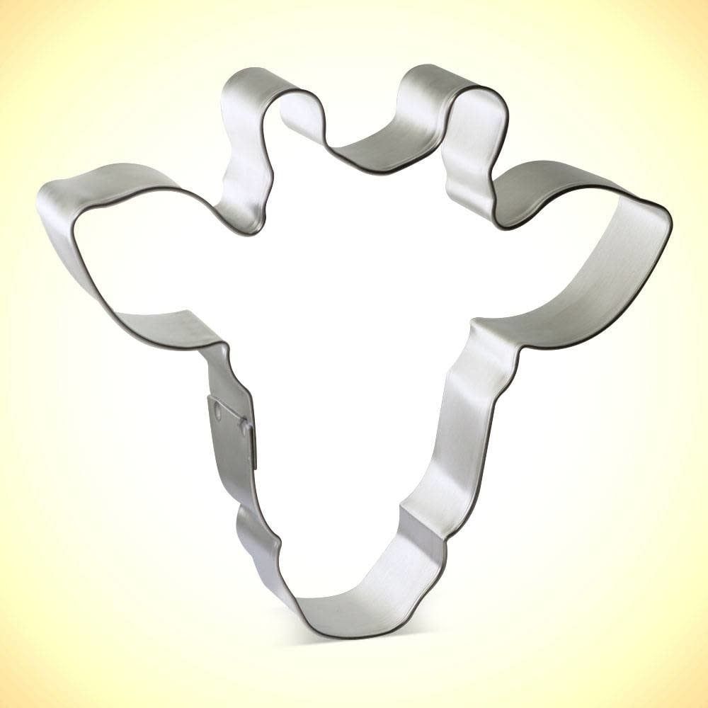Giraffe Face Cookie Cutter (4.25")