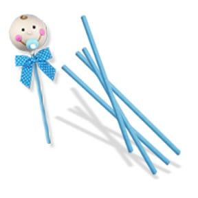 Blue Sucker Sticks (4") - 25ct