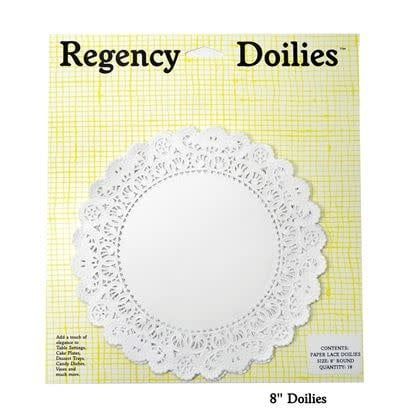 8" Round Paper Doilies (18ct)