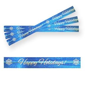 Happy Holidays Twist Ties- 25ct