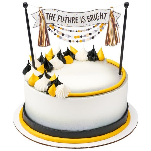 The Future Is Bright Cake Topper