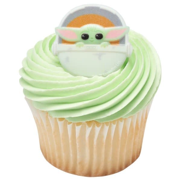 The Child Cupcake Rings-12/pkg(The Mandalorian)