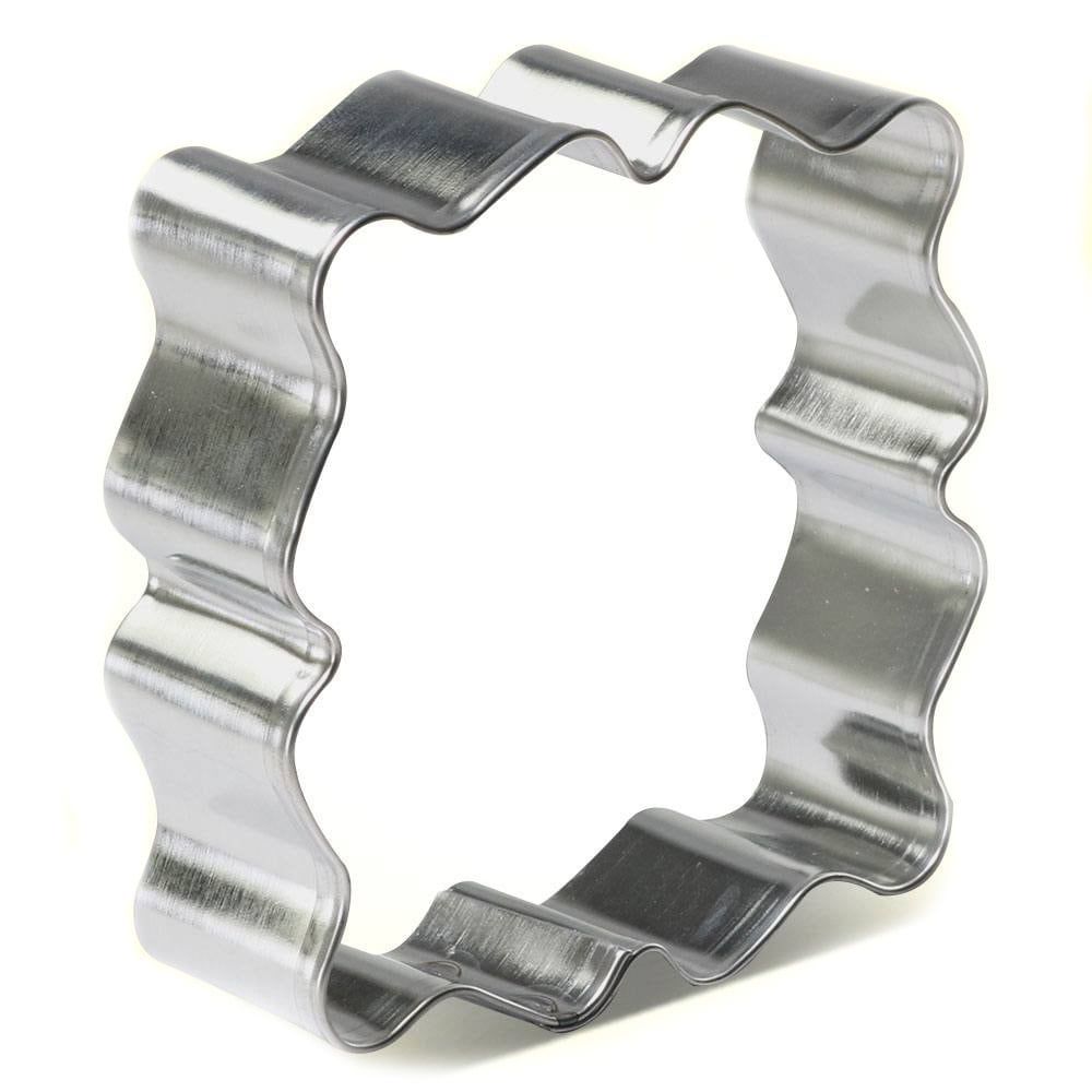 Fancy Square Plaque Cookie Cutter (3.75")