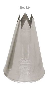 Open Star Large Decorating Tip (824)(1M) -Extra Large