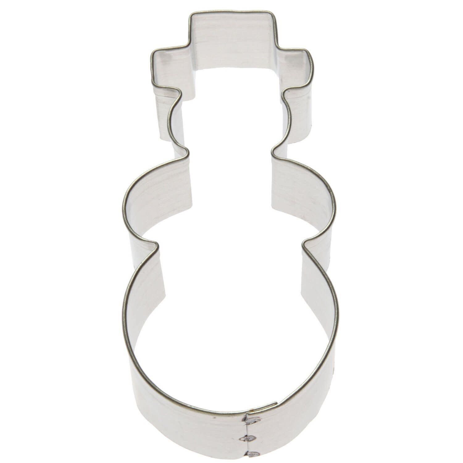 Snowman with Top Hat Cookie Cutter 3.5"