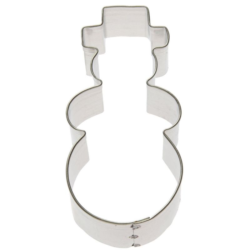 Snowman with Top Hat Cookie Cutter 3.5"