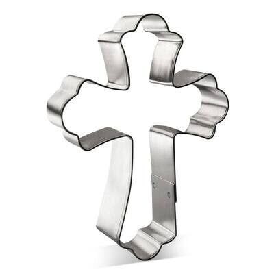 Fancy Cross Cookie Cutter (5")