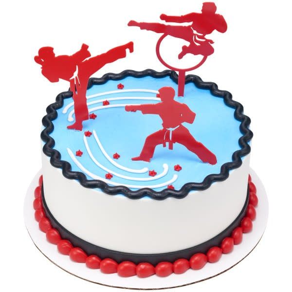 Martial Arts Cake Topper
