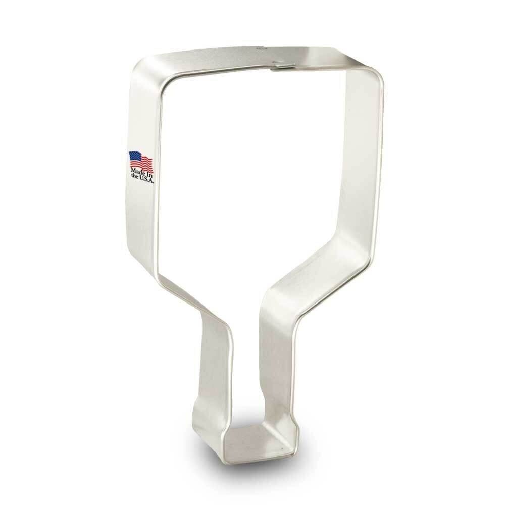 Pickle Ball Racquet/Mirror Cookie Cutter (4")