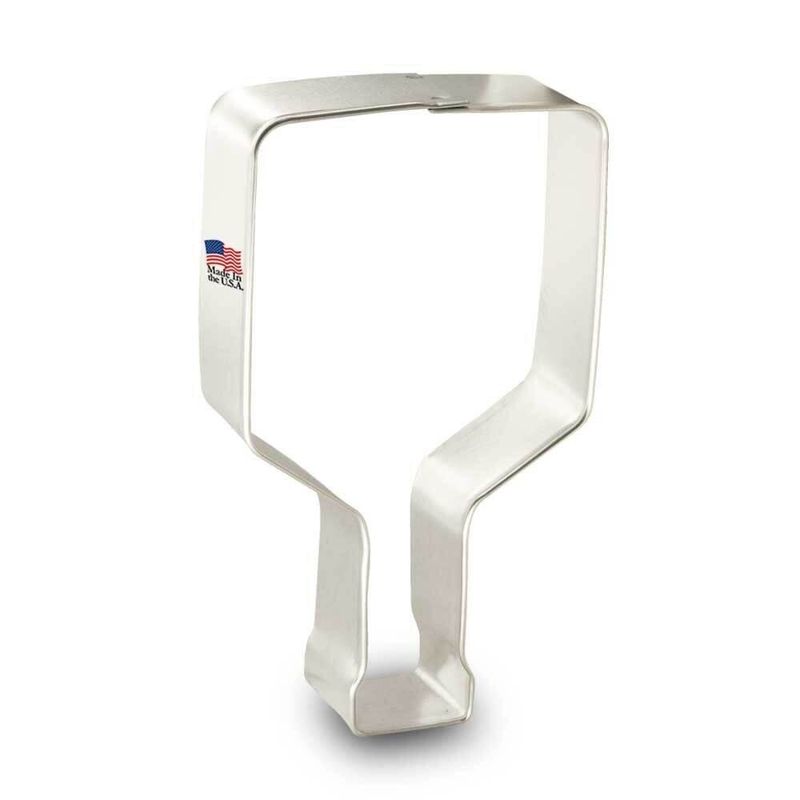 Pickle Ball Racquet/Mirror Cookie Cutter (4&quot;)