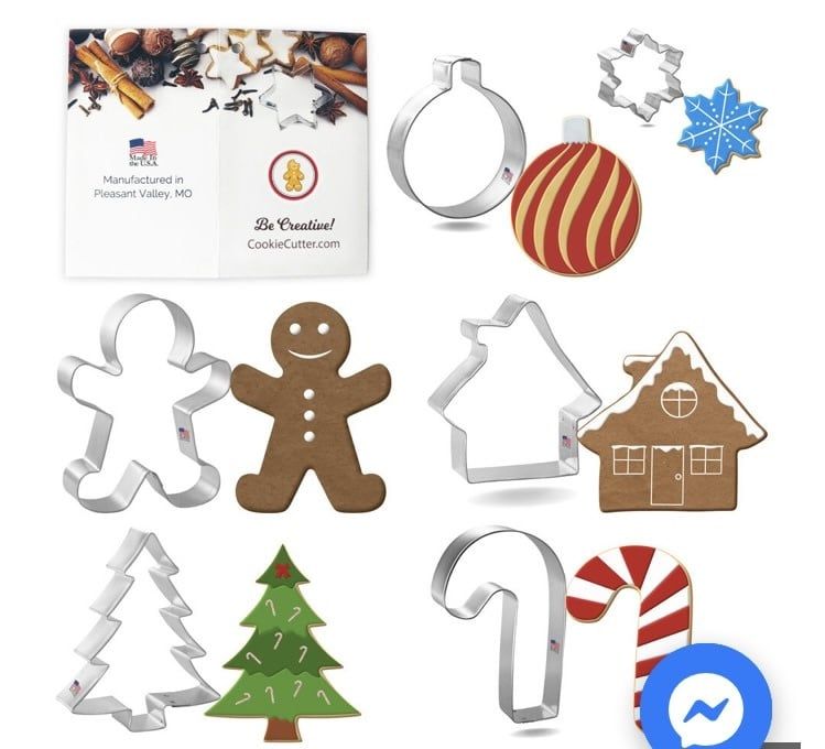 Gingerbread House Cookie Cutter Set (6pc)