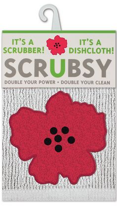 Scrubsy Cloth(New Poppy3)