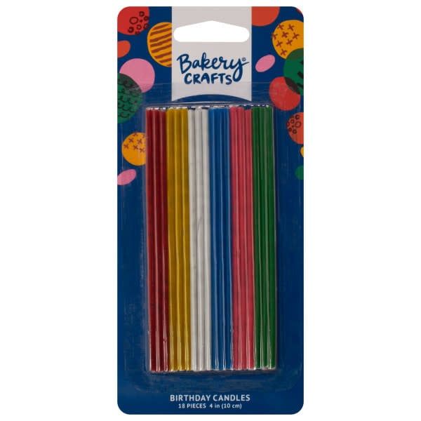 Color Sparkler 4" Candle Asst (pkg of 18)