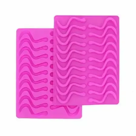 SILICONE GUMMY WORM MOLD 2 Pack