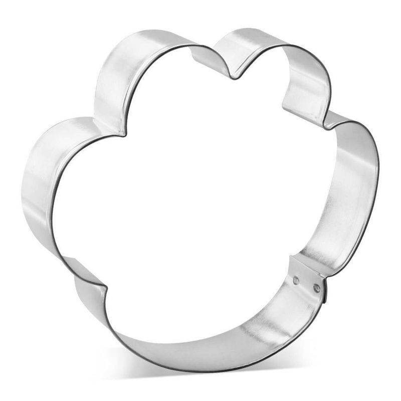 Dog Paw Print Cookie Cutter (4.5")