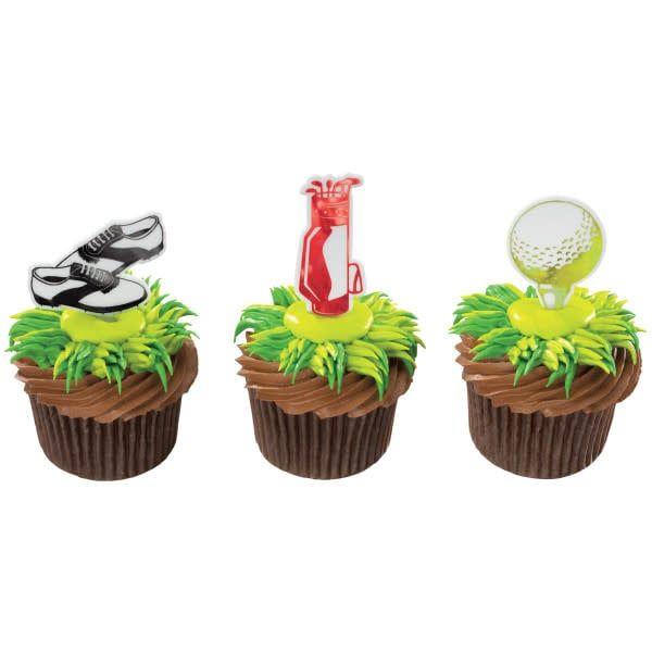 Golf Cupcake Picks (12)