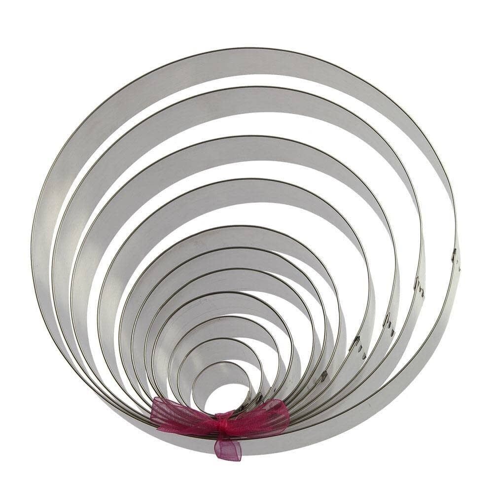 Circle/Round Cookie Cutter Set, 11pc