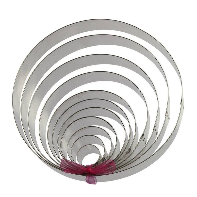 Circle/Round Cookie Cutter Set, 11pc