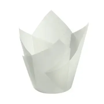 White Tulip Baking Cups (50 ct)