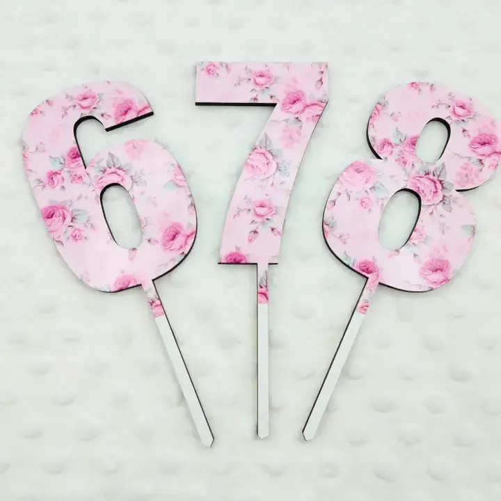 Shabby Chic Cake Topper #5