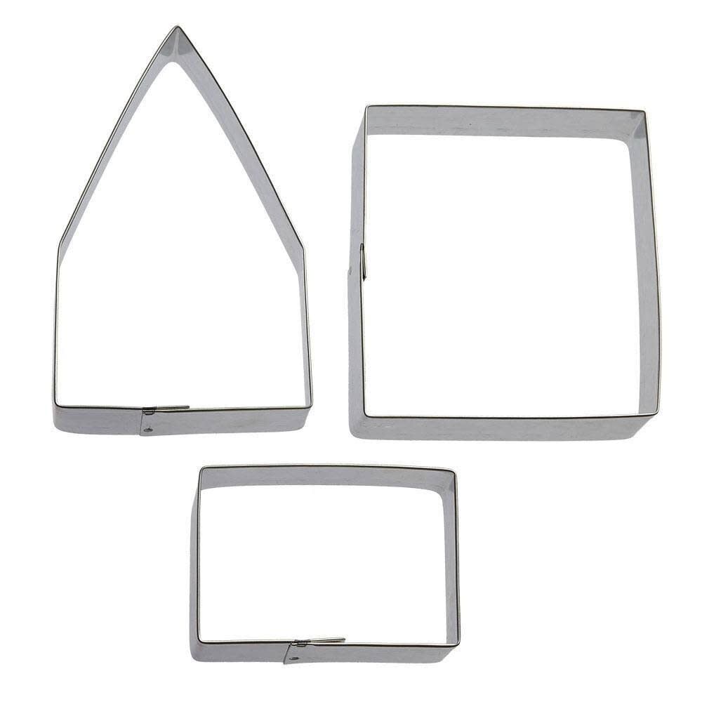 Gingerbread House Cookie Cutter Set (3pc)