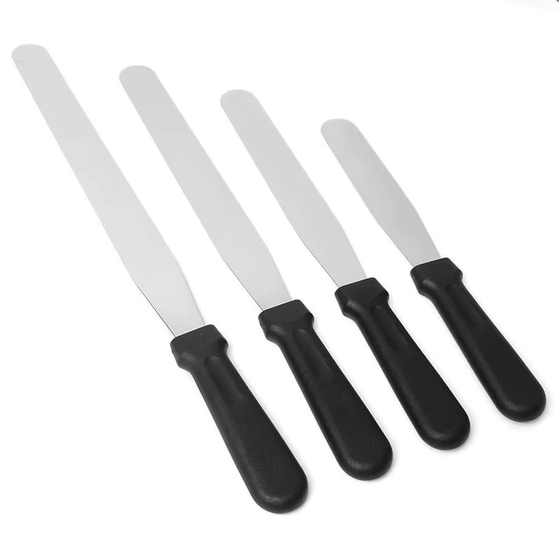 13&quot; Straight Spatula with Plastic Handle