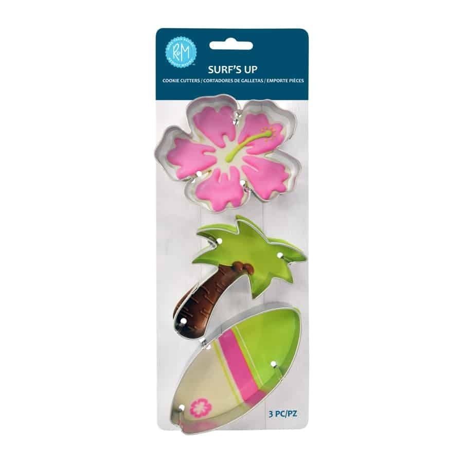 Surf's Up Cookie Cutter - 3 Piece Set
