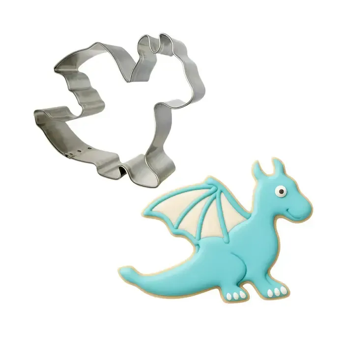 Cute Dragon Cookie Cutter (4.5")
