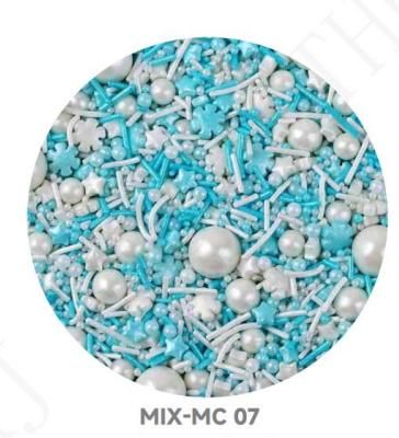 Deluxe Shimmer Christmas Mix (Sugar Pearls, Stars, Jimmies, Snowflakes)