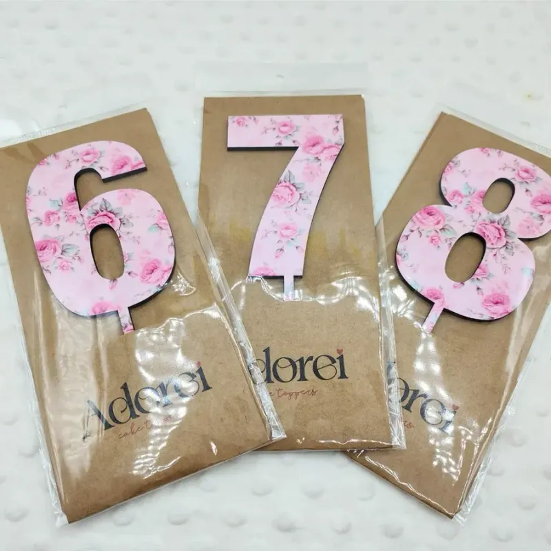 Shabby Chic Cake Topper #0