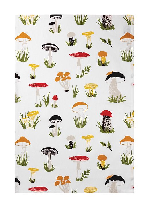 Designer Print Towel (Shrooms)