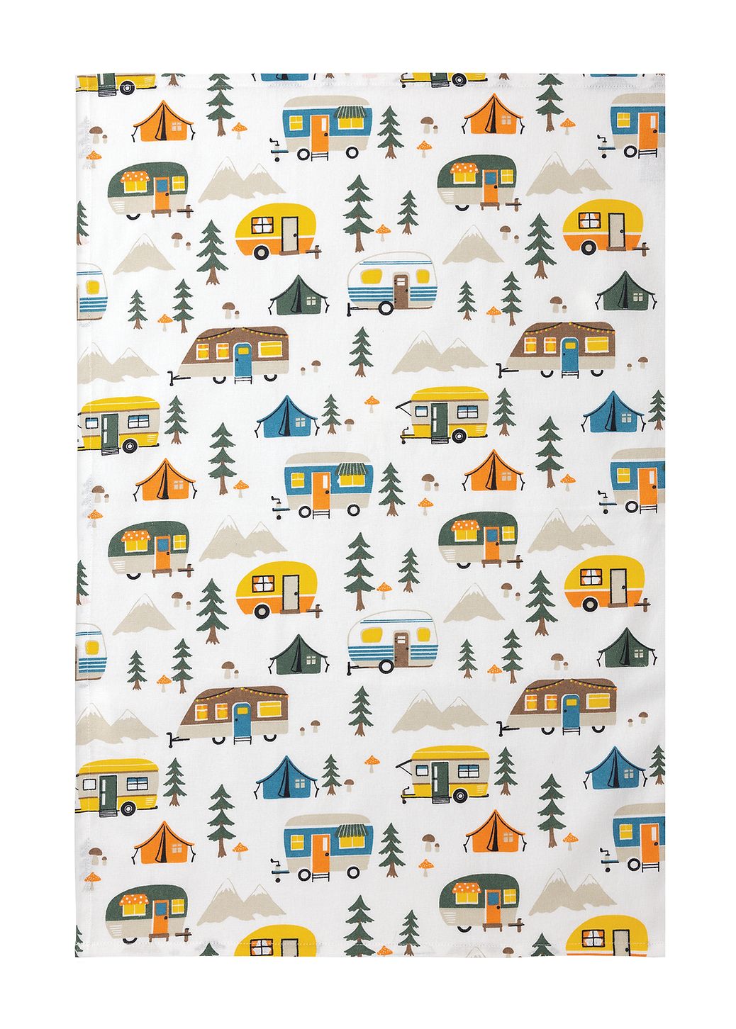 Designer Print Towel (Happy Campers)