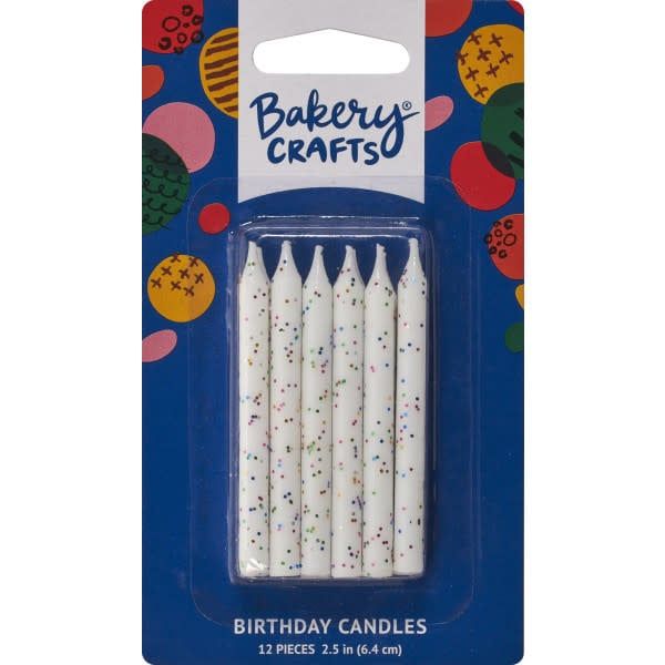 Glitter Candles (Multi- Color) 12 count