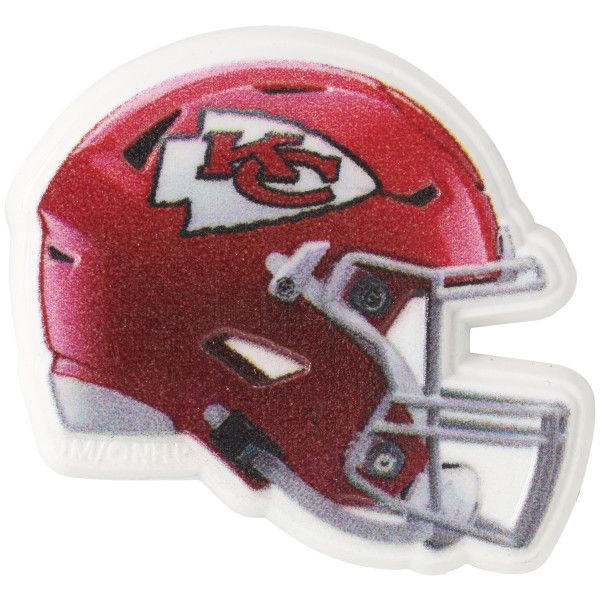 Chiefs Helmet Cupcake Rings (12/pkg)
