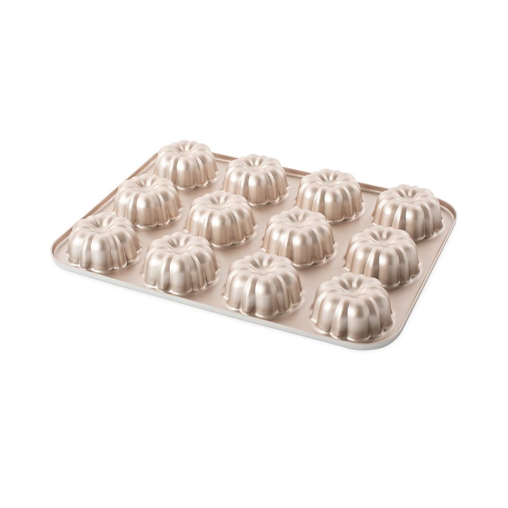 Mini Bundt Cupcake Pan (Gold)