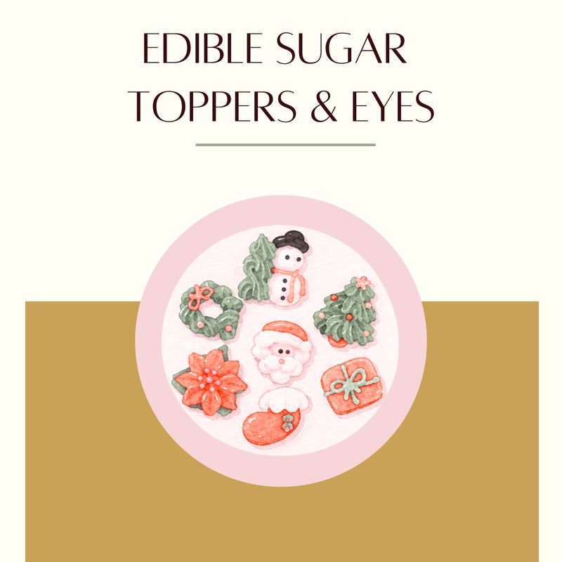 Edible Sugar Toppers and Eyes