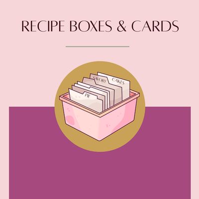 Recipe Boxes & Recipe Cards