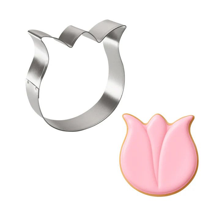 Rose Tulip Cookie Cutter (3.25")