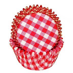 Red Gingham Baking Cups(35-40ct)