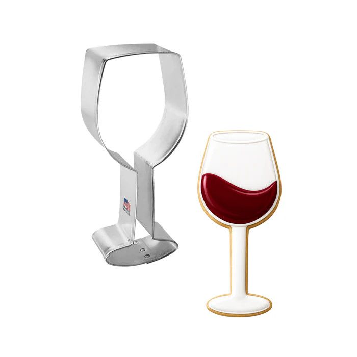 Wine Glass Cookie Cutter (4")
