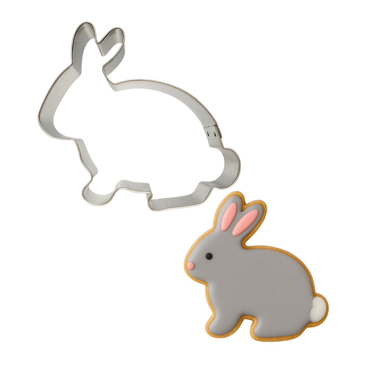 Sitting Cottontail Bunny Cookie Cutter (4")