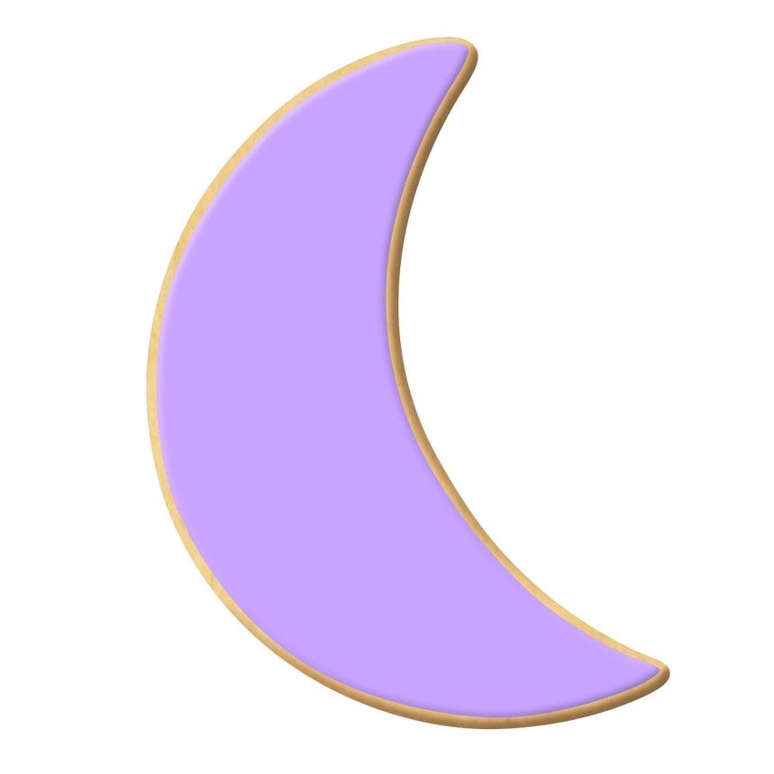 Crescent Moon Cookie Cutter (3")