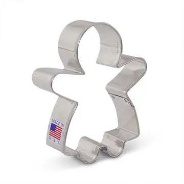 Gingerbread Girl Cookie Cutter (3  3/4")