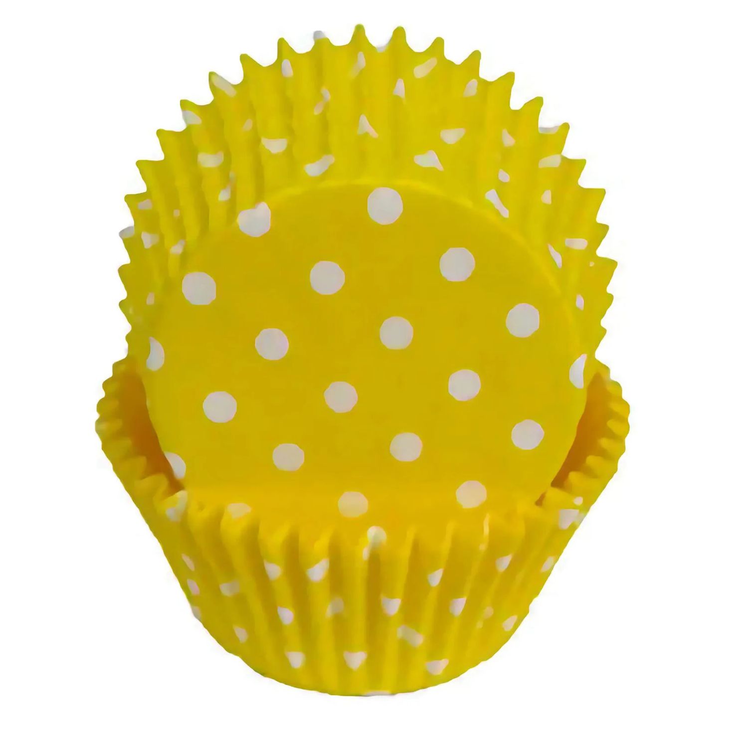 Yellow Polka Dot Baking Cups (30-35ct)